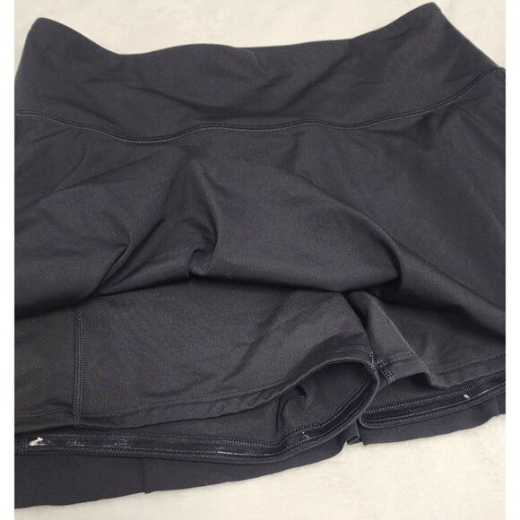 Athleta Ace Tennis Skort 13.5" Black Medium - Picture 6 of 7